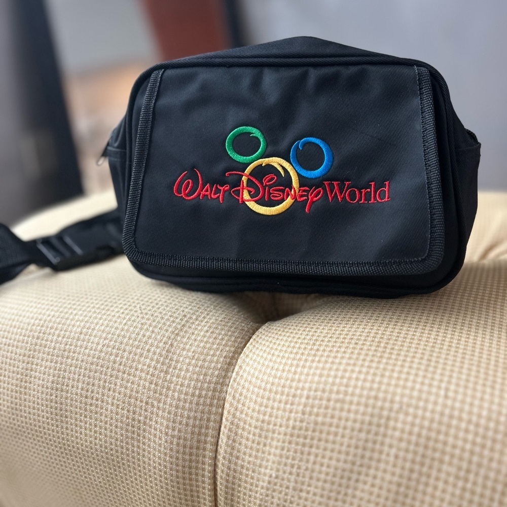 Walt Disney World Black Waist Bag